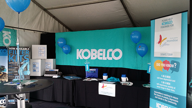 Image Snaps From Kobelco Site Civenex 2015 7 - Kobelco Excavators