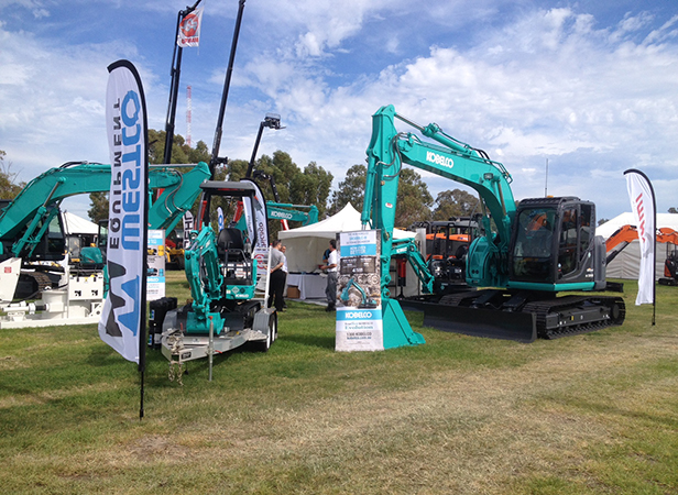 Image Kobelco At Cme Expo 2 - Kobelco Excavators