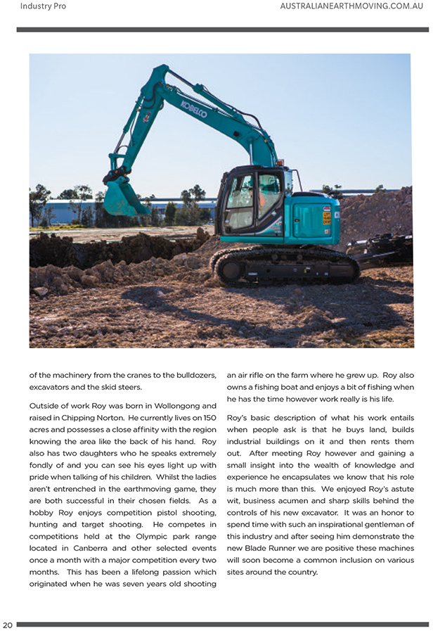 Image Mammone Developments Ecstatic With Their Kobelco Ed160 5 - Kobelco Excavators