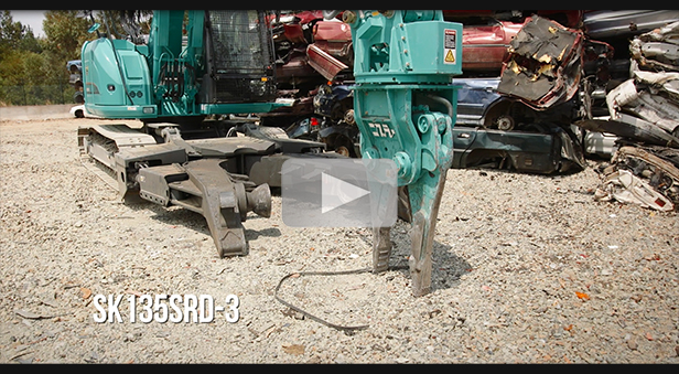 Image Kobelco Recycling Excavator Video 1 - Kobelco Excavators