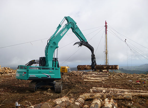 Forestry Company Purchases Two Kobelco'S 3 Image Forestry Company Purchases Two Kobelco'S 3 - Kobelco Excavators