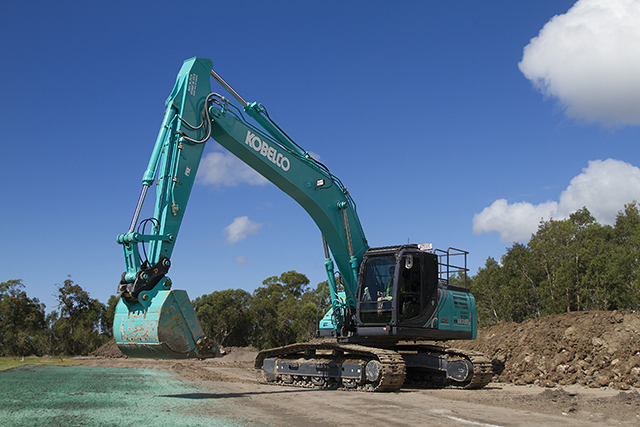 Image Coleman Drainage Buys First Kobelco Sk260Lc-10 In Australia 2 - Kobelco Excavators