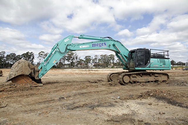 Image Photoshoot With Megex And Their Kobelco 3 - Kobelco Excavators