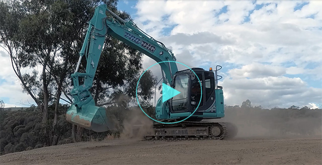 Image Pro-Dig Earthworks And Their New Sk135Sr-5 Tier 4 Final Excavator 2 - Kobelco Excavators
