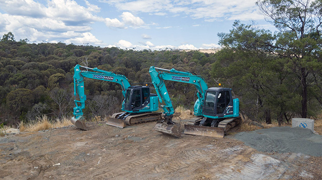Image Pro-Dig Earthworks Talks Fuel 4 - Kobelco Excavators