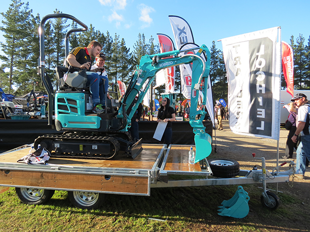 Image Mimico Represents Kobelco At Fieldays 1 - Kobelco Excavators