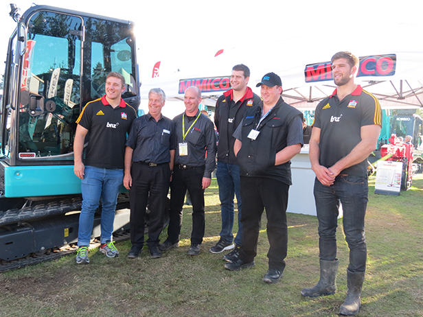 Image Mimico Represents Kobelco At Fieldays 4 - Kobelco Excavators
