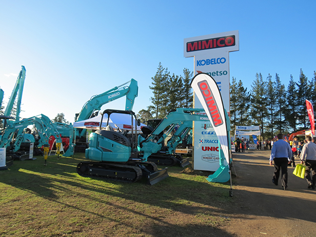Image Mimico Represents Kobelco At Fieldays 6 - Kobelco Excavators