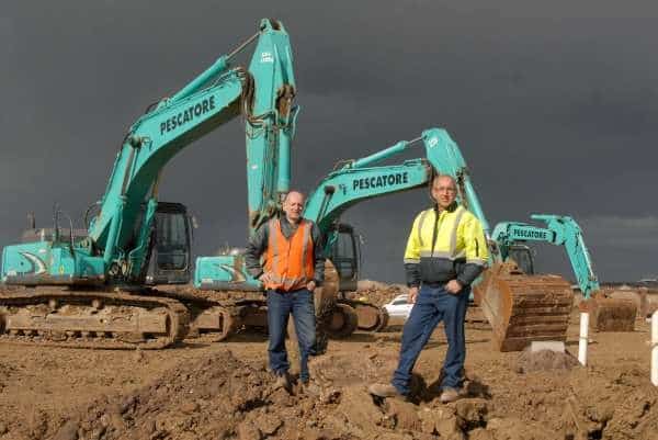 Image Pescatore Constructions Digs Golden Milestone 1 - Kobelco Excavators