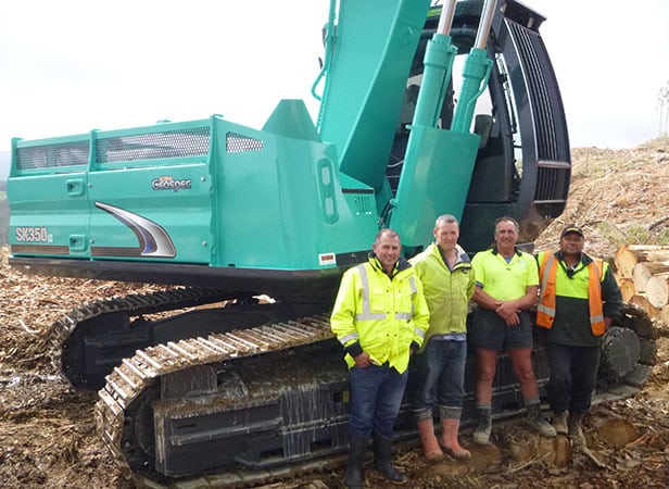 Image Forestry Company Purchases Two Kobelco'S 1 - Kobelco Excavators