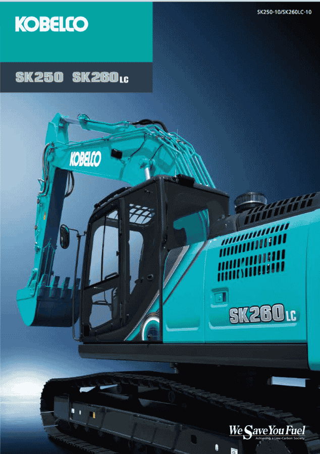 Image New Sk250-10 And Sk260Lc-10 1 - Kobelco Excavators