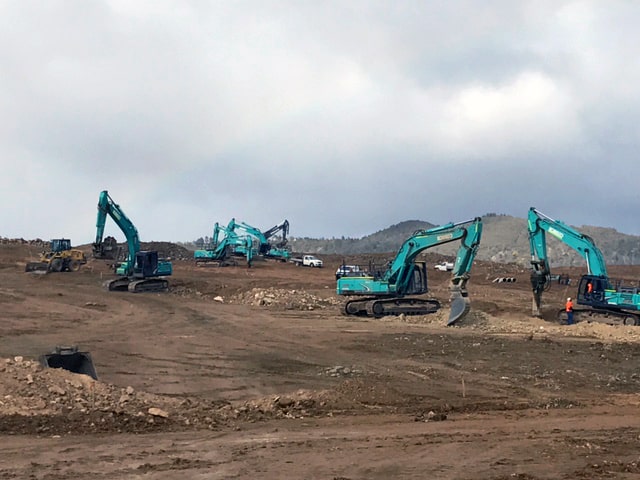 Image Act Civil'S Fleet Of Kobelco'S 1 - Kobelco Excavators