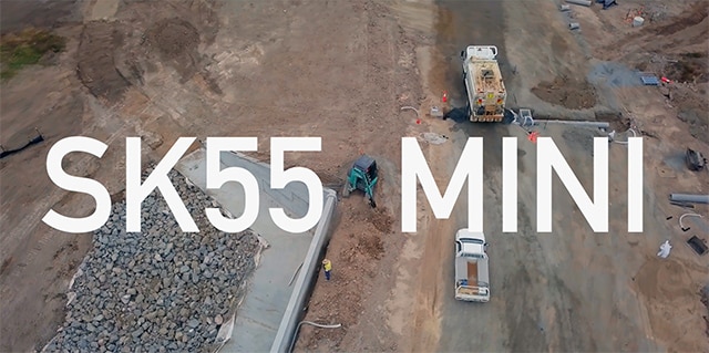 Image Kobelco Drone Footage Of The Sk55Srx-6 Mini 1 - Kobelco Excavators