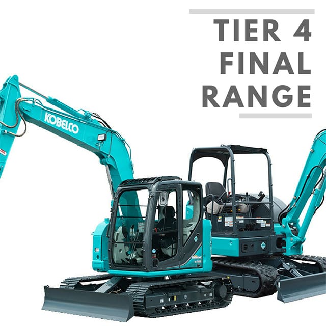 Image Kobelco Tier 4 Final Range 1 - Kobelco Excavators