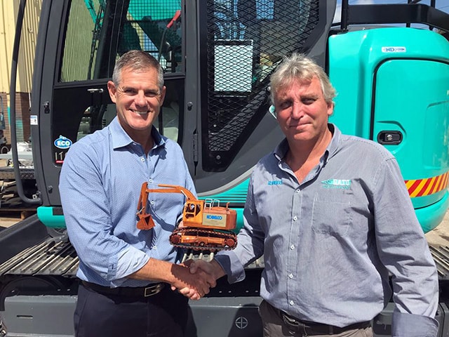Image Congrats Gato Sales On 20 Years! 1 - Kobelco Excavators