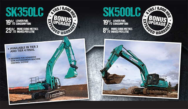 Image Kobelco Bonus Upgrade Extended Warranty 1 - Kobelco Excavators