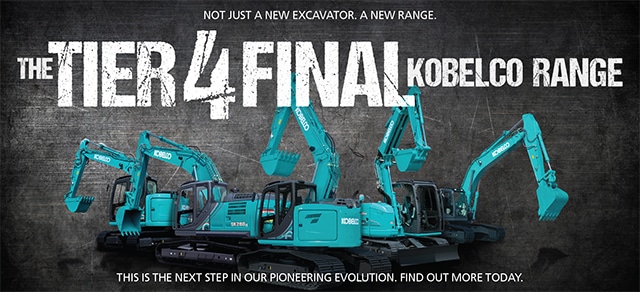 Image Kobelco Tier 4 Final Range 1 - Kobelco Excavators