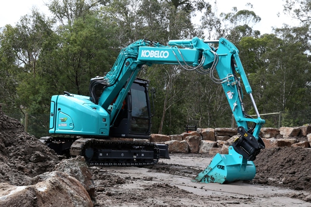 Image First Kobelco Sk75Sr-7 Excavator Delivered To Legacy Customer 1 - Kobelco Excavators