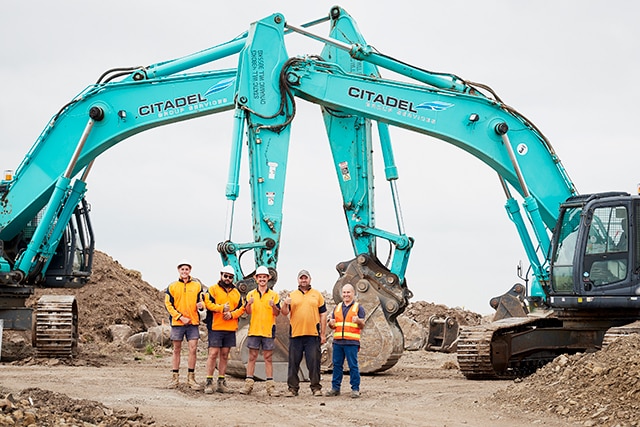 Image Citadel Group Services And Melbourne Tractors 1 - Kobelco Excavators