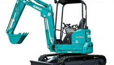 Picture of Kobelco SK25SR mini excavator white background