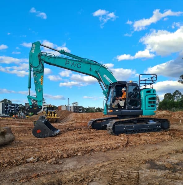 Pwg Civil Excavator Working
