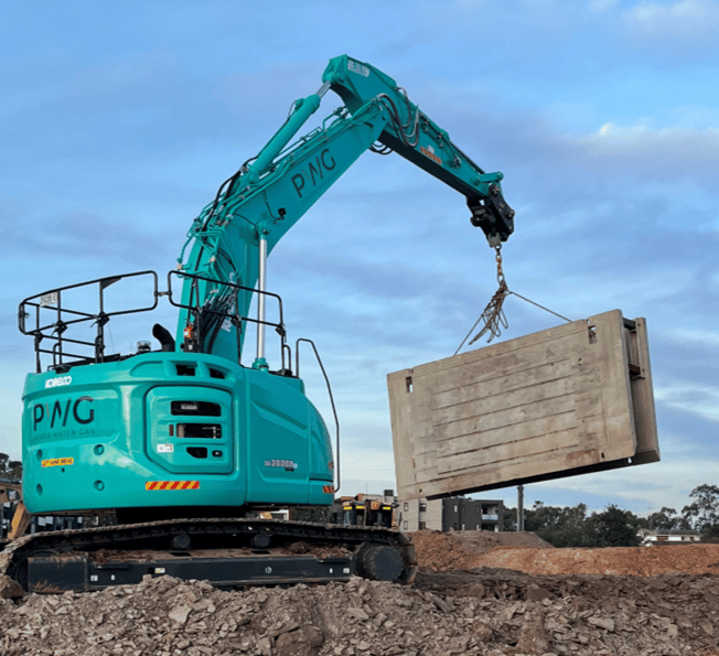 Pwg Civil Excavator Working