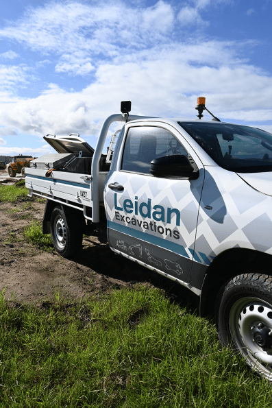 Leidan Excavations Truck
